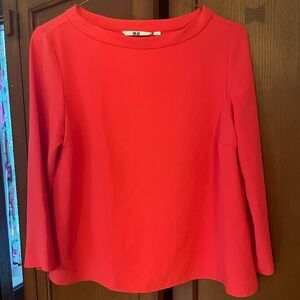 Hot pink Uniqlo blouse